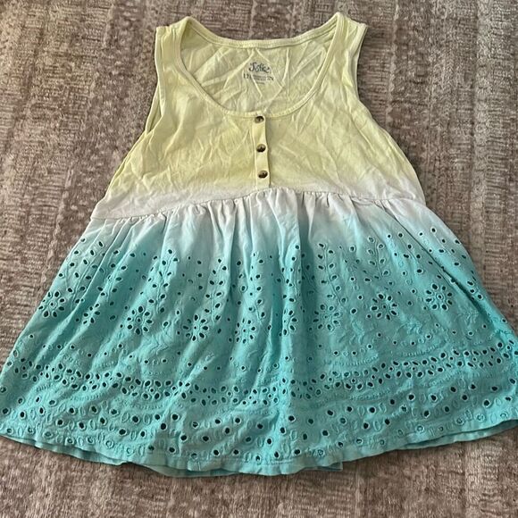 Justice Other - Justice Size 12 Girls Yellow & Blue Ombre blouse